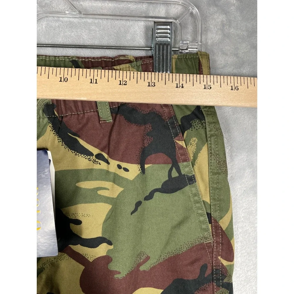 Polo Ralph Lauren Boys 20 Camouflage Cargo Pants Green Brown Brushstroke Camo - Picture 9 of 10